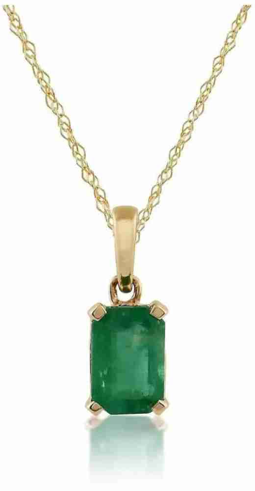 Emerald deals locket pendant