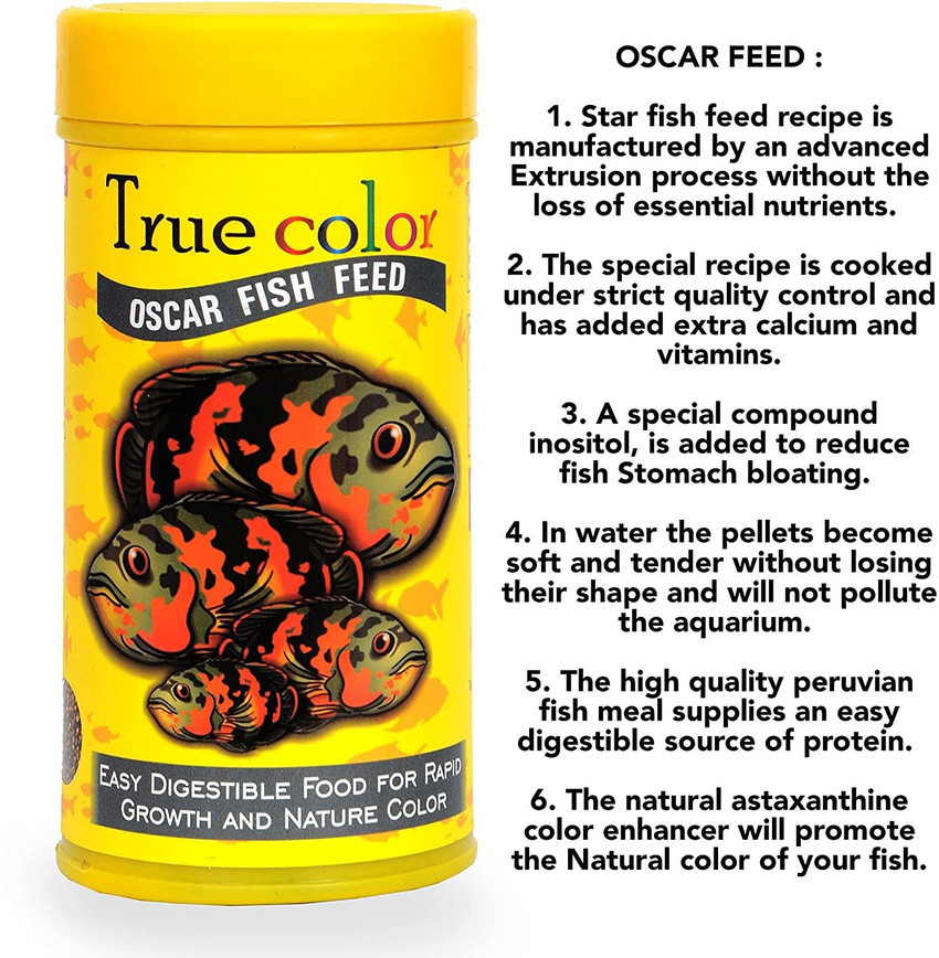 Oscar fish food online discount