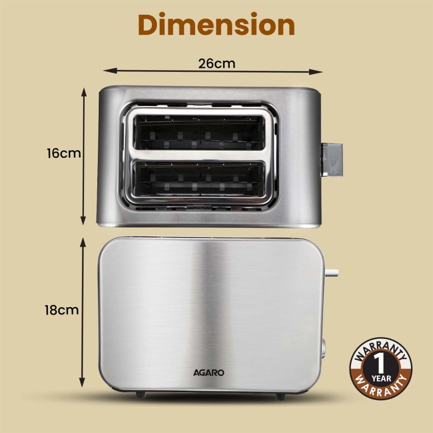 KENT Crisp Pop-Up Toaster: Buy Electric Bread Toaster at Best Price Online