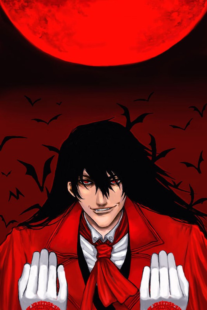 Alucard Hellsing Anime Art Manga Art Acrylic Painting 