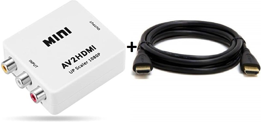 TERABYTE Mini AV Input RCA to HDMI Output HD Video Converter UP Scaler Full  HD 720/1080p Media Streaming Device - TERABYTE 