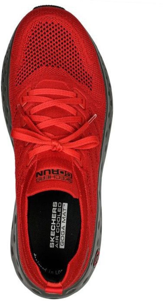 Skechers goga mat clearance mens red