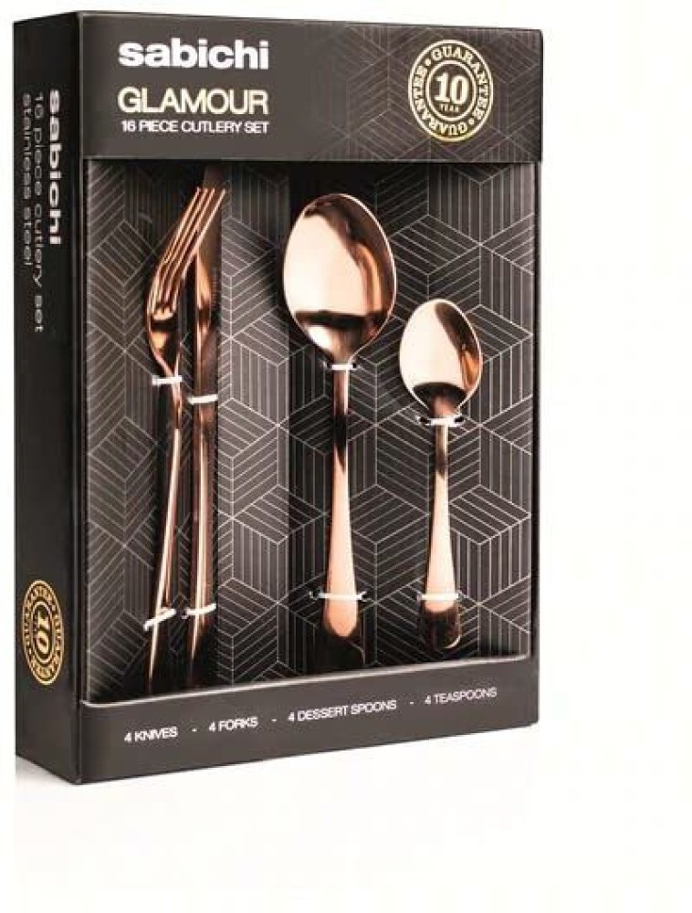 Pure Copper Cutlery Set Luxurious Dessert Spoon Dessert Fork