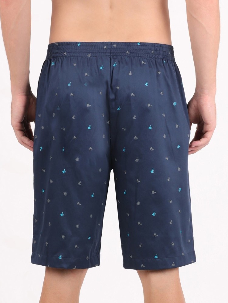 JOCKEY Printed Men Blue Bermuda Shorts - Buy JOCKEY Printed Men Blue Bermuda  Shorts Online at Best Prices in India