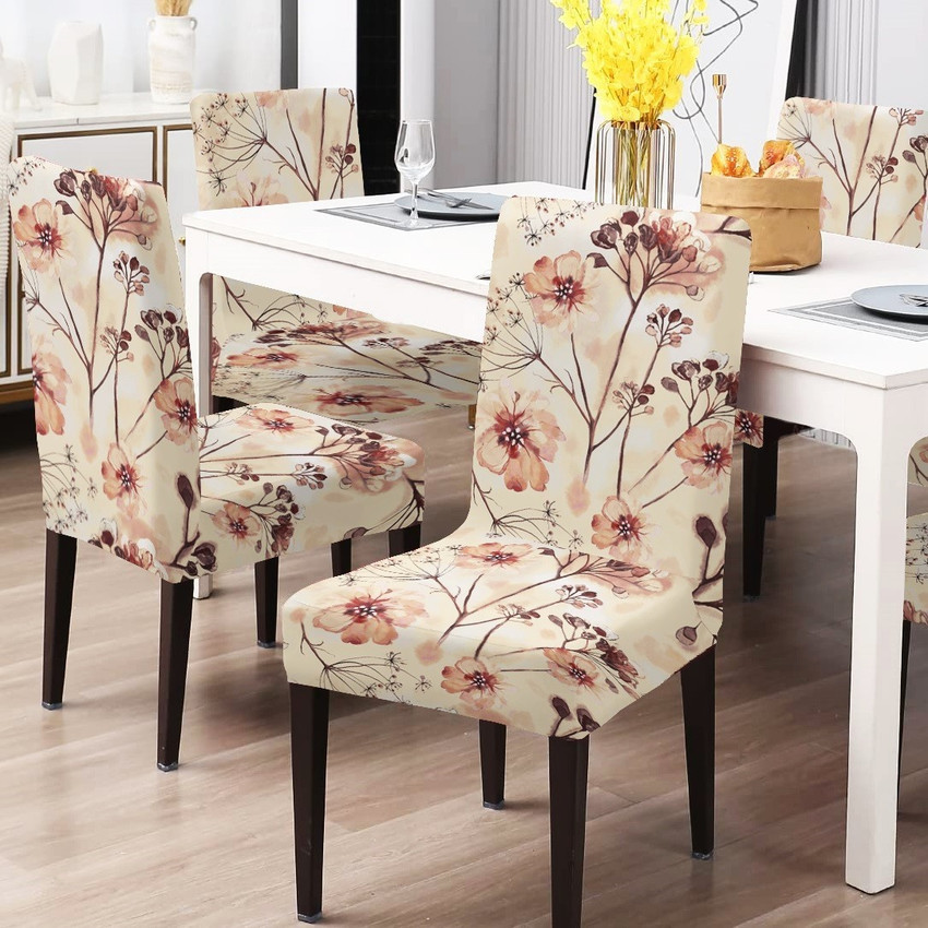 DECORIAN Polycotton Floral Chair Cover Price in India Buy DECORIAN Polycotton Floral Chair Cover online at Flipkart