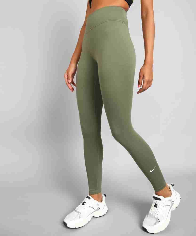 Olive green online nike leggings
