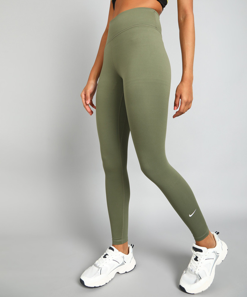 Buy NIKE Solid Women Brown Tights Online at Best Prices in India