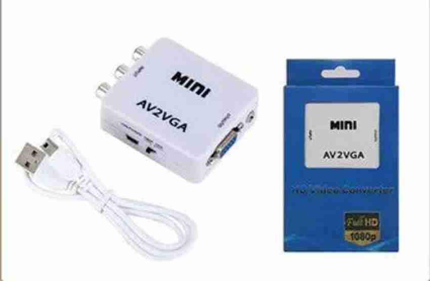 TERABYTE TV out Cable MINI AV2VG UP SCALER 1080P HD VIDEO