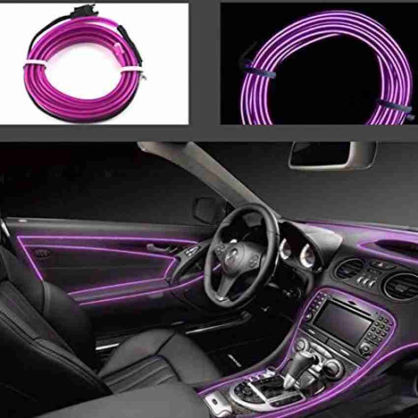 Purple led lights deals car