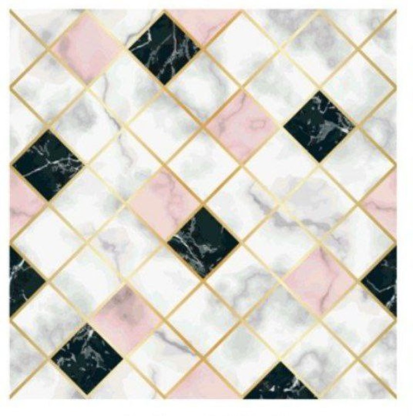 Buy OREN EMPOWER Multicolor Polyvinyl Chloride Chex Squares Diy Wallpaper  45x330 cm Online at Best Prices in India  JioMart