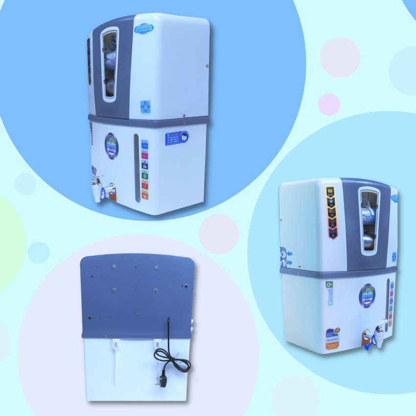 E.F.M Blue Ocean Water Purifier Regular Domestic RO System 10 L RO + UV +  UF + TDS Water Purifier - E.F.M 