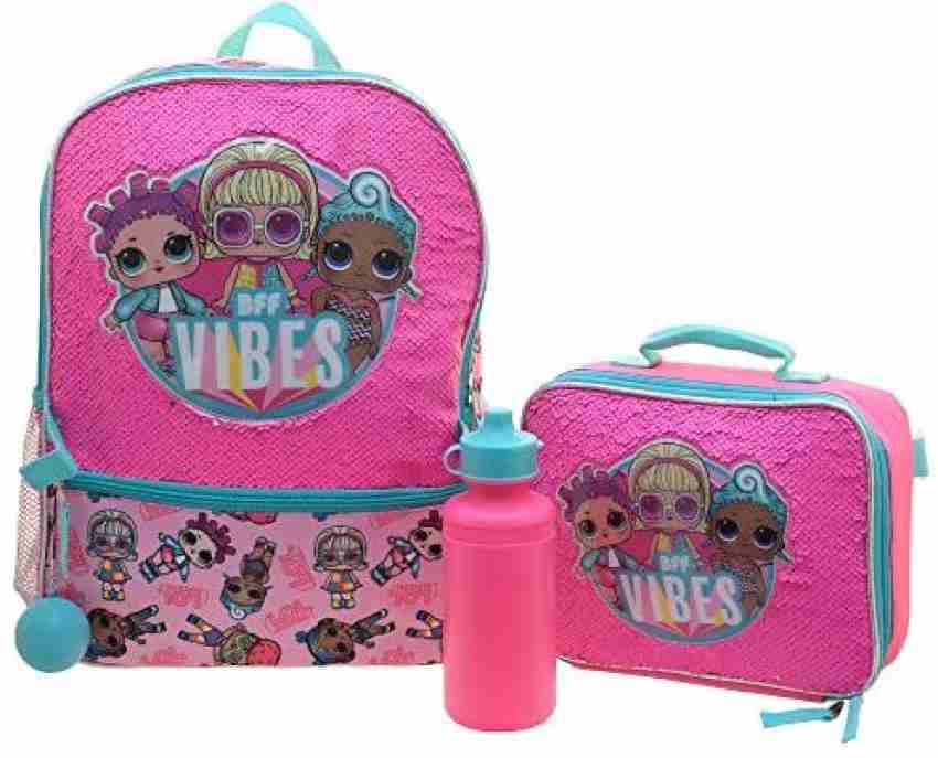 LOL Surprise LOL Girl s 4 Piece Backpack Set Sequin School Bag