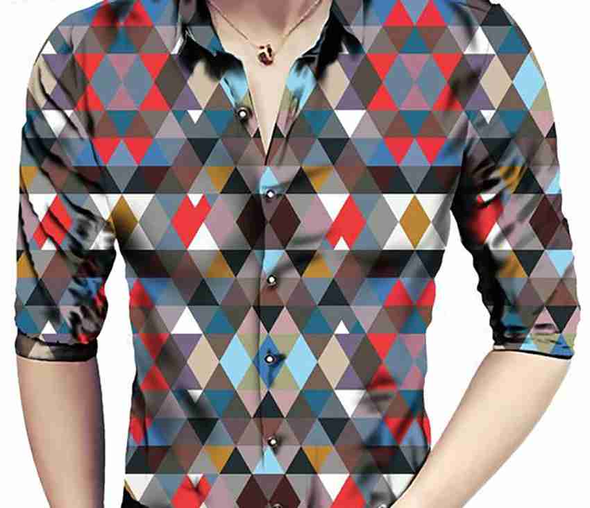 Goal Cotton Blend Geometric Print Shirt Fabric Price in India - Buy Goal  Cotton Blend Geometric Print Shirt Fabric online at