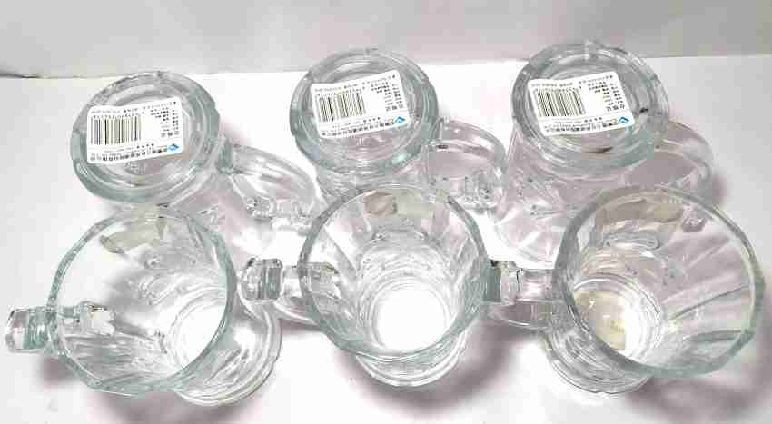 6pcs 16oz Glass Cups With Lids And Straws Clear Glass Cups For Coffee,  Beer, Tea, Wine Glasses Beverage Utensils Durable