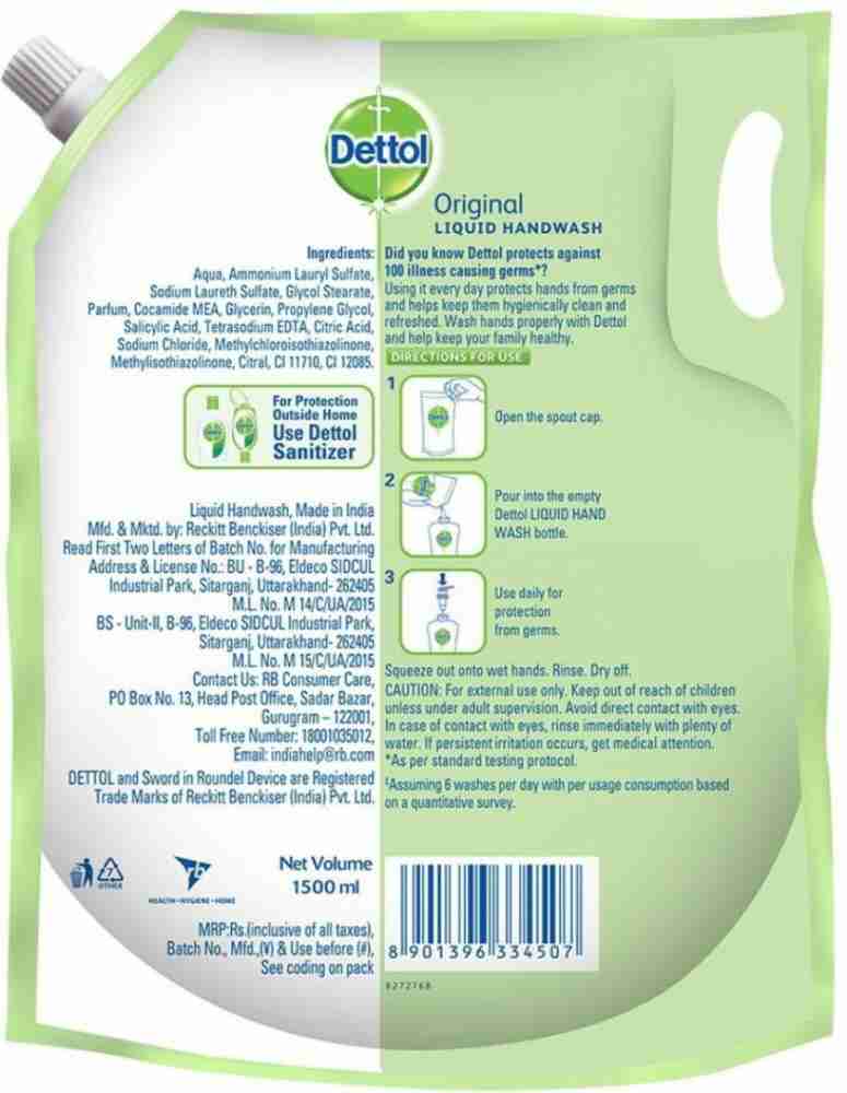Dettol Liquid Handwash Refill - Skincare Moisturizing Hand Wash Pouch -  Price in India, Buy Dettol Liquid Handwash Refill - Skincare Moisturizing Hand  Wash Pouch Online In India, Reviews, Ratings & Features
