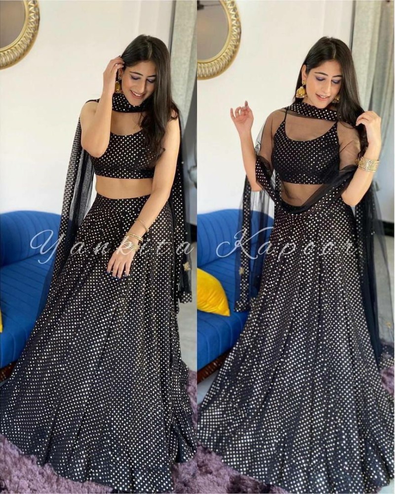 Crop top clearance lehenga on flipkart