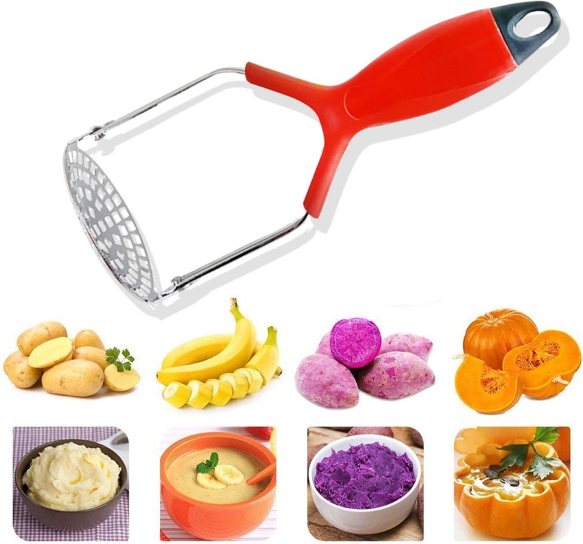 Hand Masher Stainless Steel (Mash for Dal/Vegetable/Potato/Baby Food/pav  bhaji)