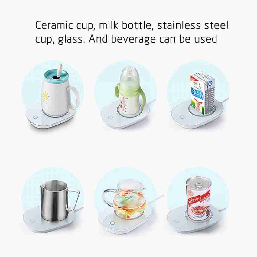 Stainless Steel Smart Mug Warmer for Coffee, Tea, Water, Mil