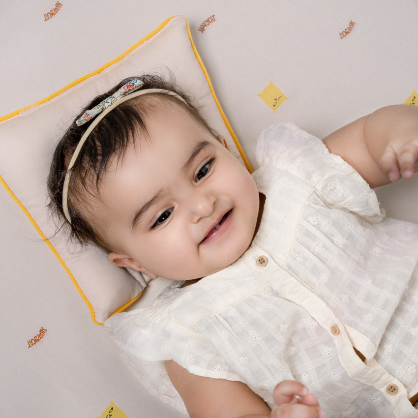 SleepyCat Baby Head Shaping Pillow Prevents Flat Head Syndrome Ideal for 0 6 Months Babies Microfibre Solid Baby Pillow Pack of 1 Buy SleepyCat Baby Head Shaping Pillow Prevents Flat Head Syndrome Ide...