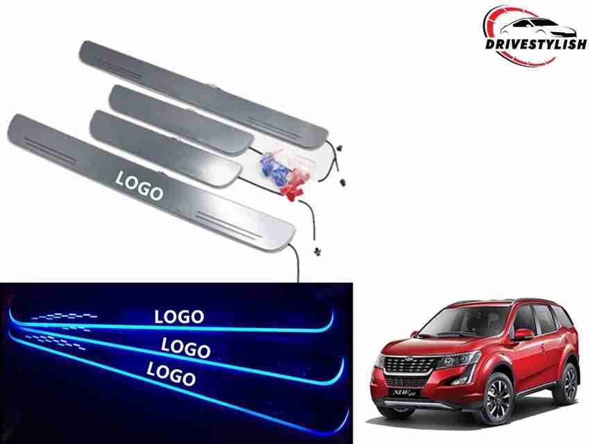 DriveStylish Car LED Step Scuff Plate Sill Plate For Mahindra XUV