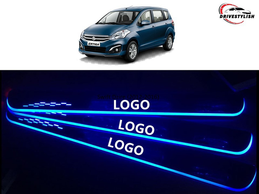 DriveStylish Car LED Step Scuff Plate Sill Plate For Maruti Suzuki