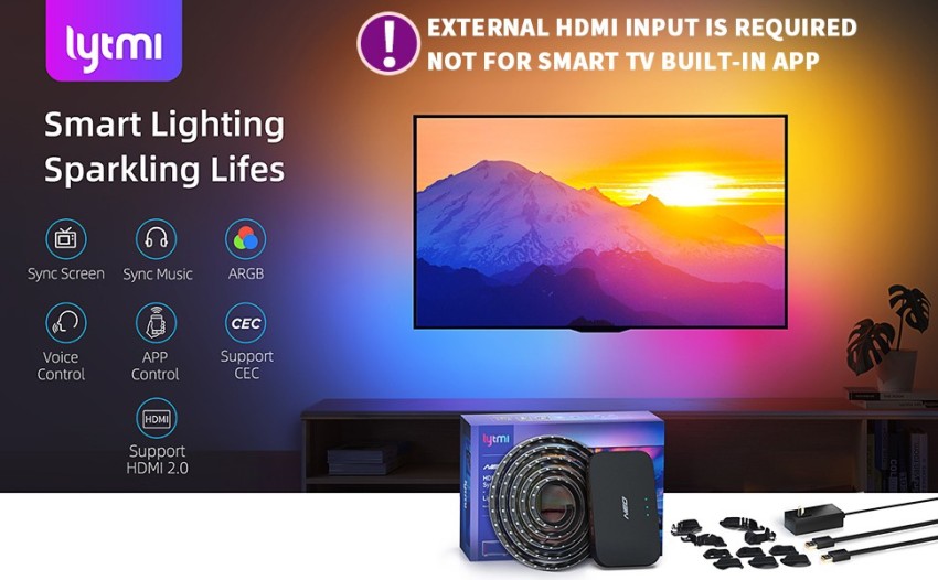 lytmi Lytmi Neo-Pro HDMI 2.0 Sync Box & TV LED Backlight Kit Price in India  - Buy lytmi Lytmi Neo-Pro HDMI 2.0 Sync Box & TV LED Backlight Kit online  at