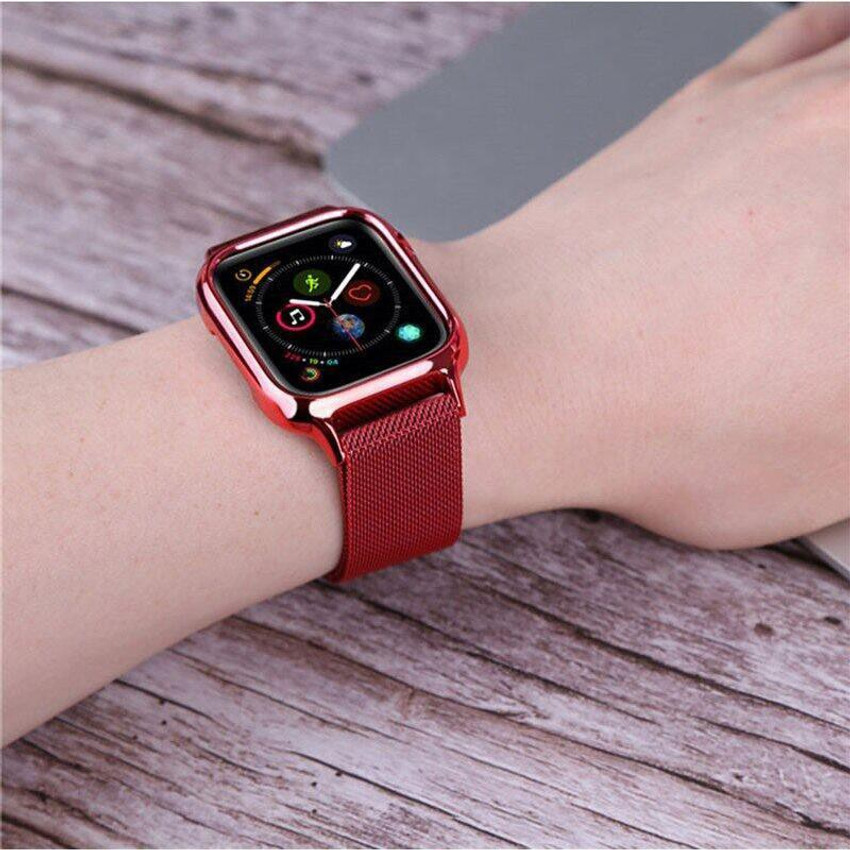 PaxMore Magnetic Bands Compatible for Apple Watch Band with Case