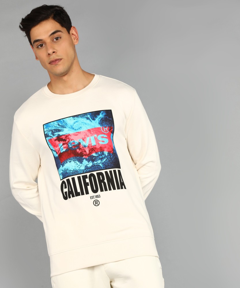 Levi's full sleeve on sale printed men's sweatshirt