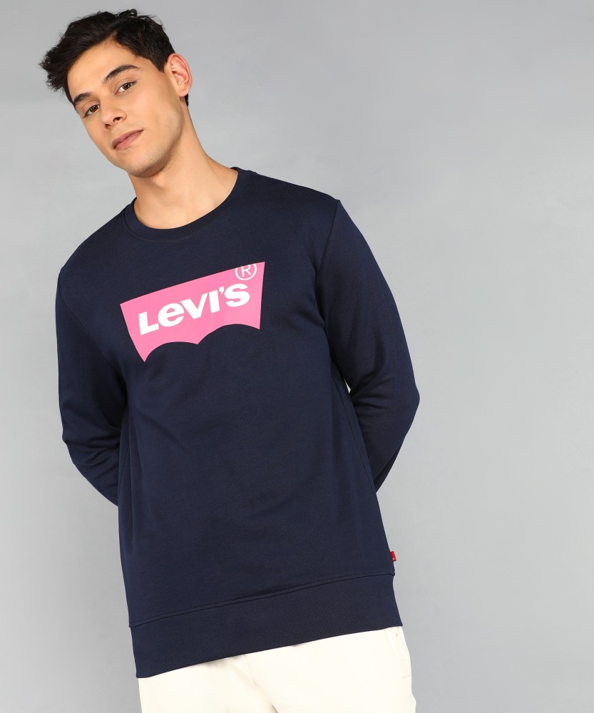 LEVI S Full Sleeve Printed Men Sweatshirt Buy LEVI S Full Sleeve