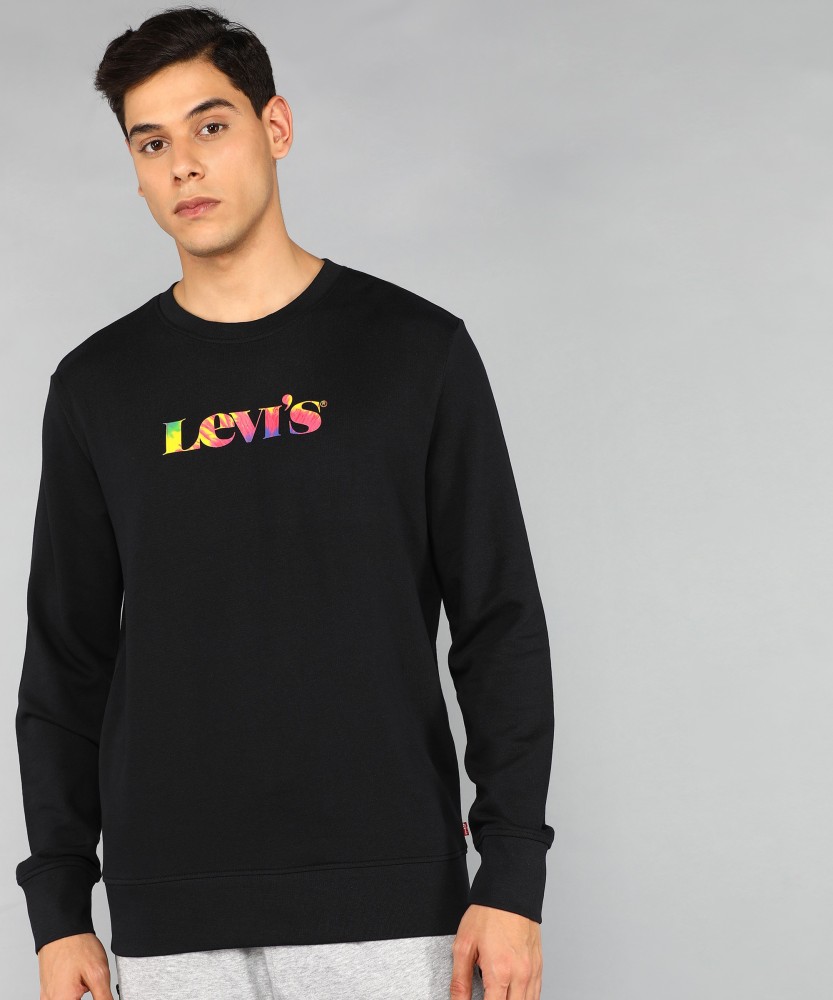 LEVI S Full Sleeve Printed Men Sweatshirt Buy LEVI S Full Sleeve