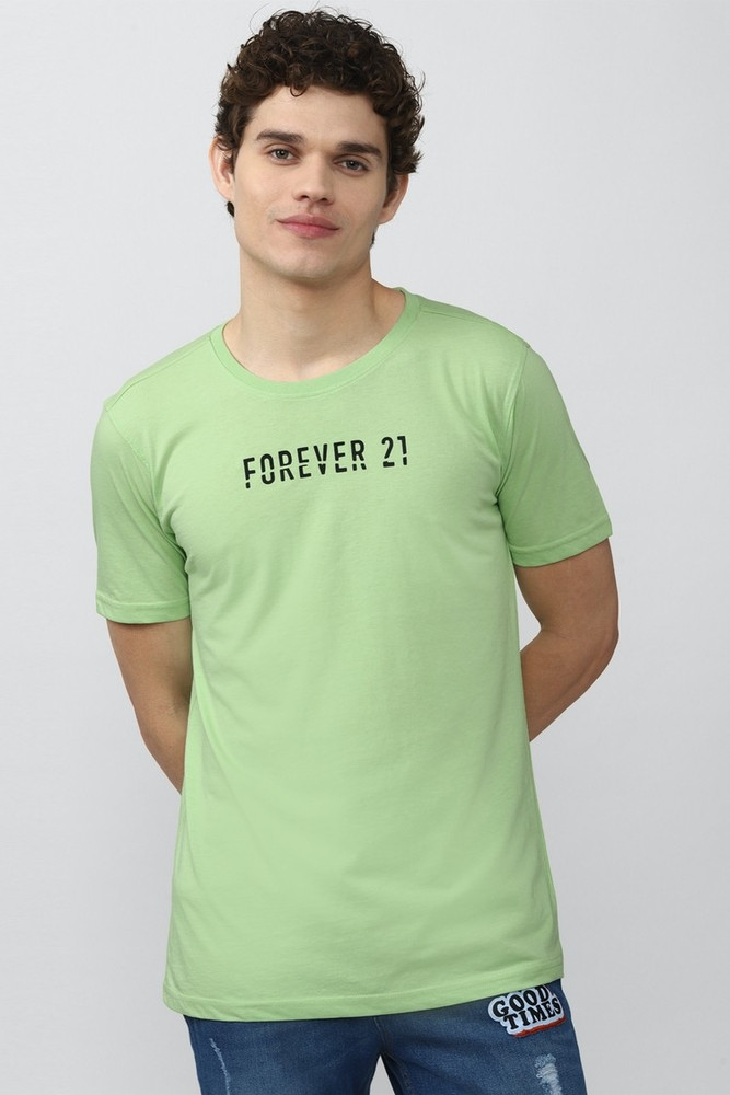 FOREVER 21 Solid Men Round Neck Light Green T Shirt Buy FOREVER 21 Solid Men Round Neck Light Green T Shirt Online at Best Prices in India Flipkart