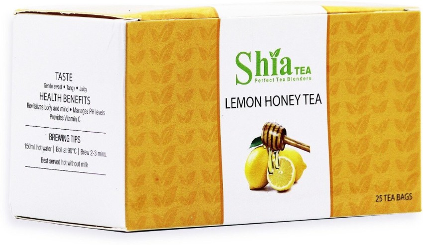 VAHDAM Organic Honey Lemon Tea Vitamin C Fortified  15 Green Tea Bags   Green Tea with Tangy Lemon and Unprocessed Honey Flavour  USDA Certified   JioMart