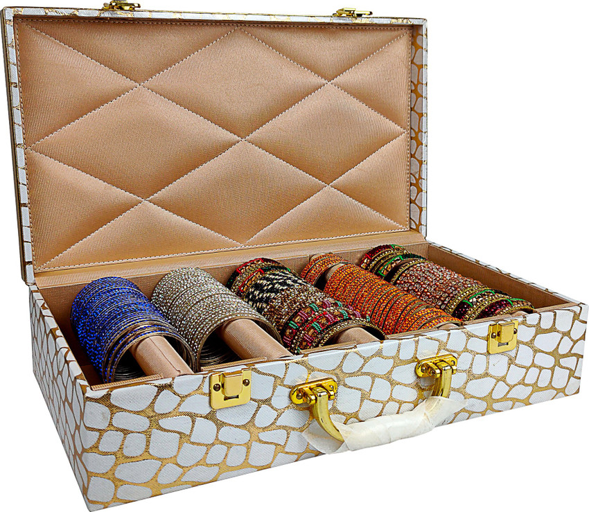 Jhola Basta Premium Girls And Women 5 Rod Bangle Box For Wedding Gift Box Vanity Box Bangle Box Wedding Jewelry Box Wood Jewelry Box Vanity Box Price in India Buy Jhola