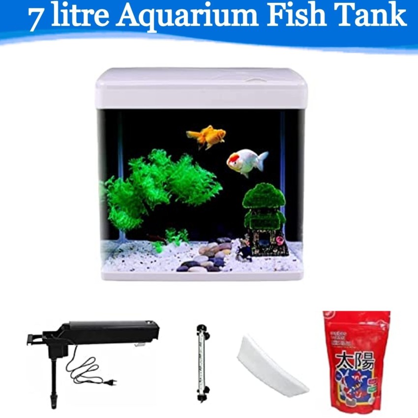 metreno aquarium tank fish tank for home Big Size9 L (Size