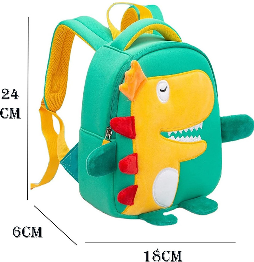 Flipkart WISHKEY Waterproof Bag for Toddler Cute Dino Pre School Kids Mini Backpack Waterproof School Bag School Bag