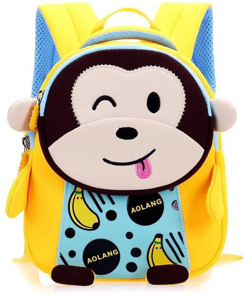Flipkart SeaRegal Monkey Kids School Bag Soft Plush
