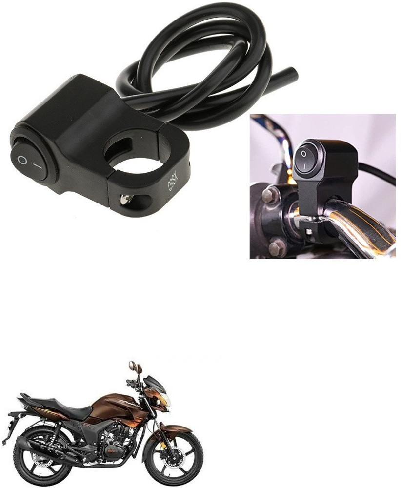 Qiisx CNC On Off Motorcycle Handlebar Fitting Switch For Hero Hunk