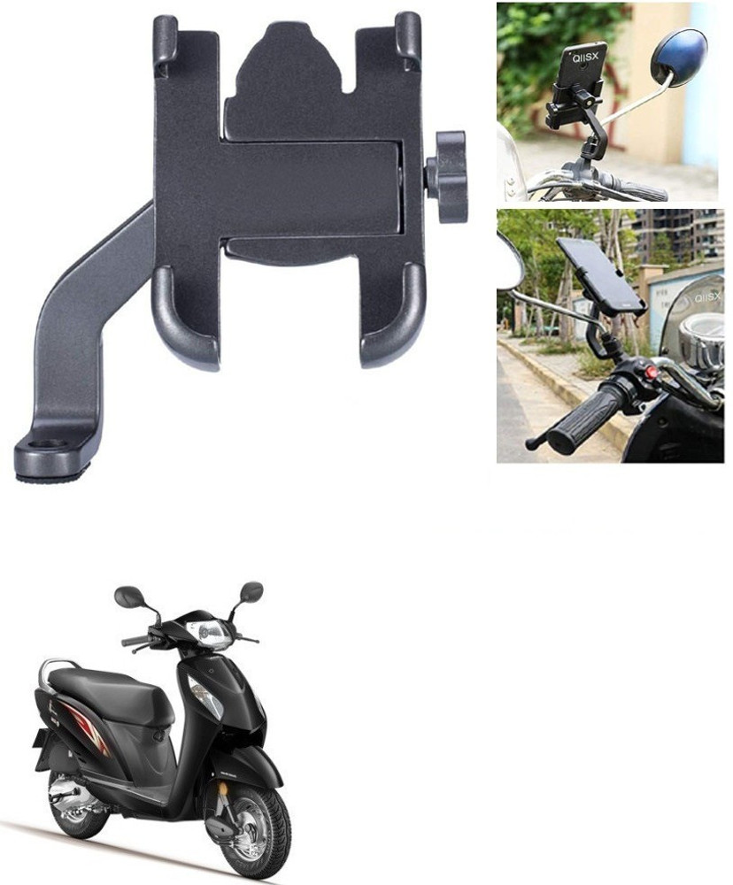 AutoGnix Mirror Fitting Metal Mobile Holder For Honda Activa i