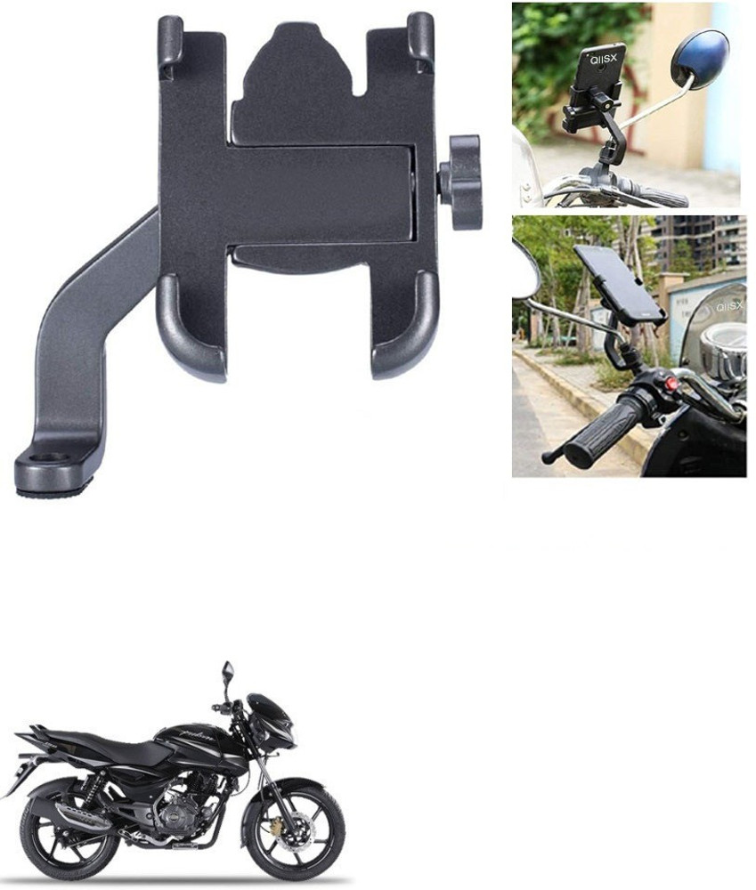 AutoGnix Mirror Fitting Metal Mobile Holder For Bajaj Pulsar Bike Mobile Holder Price in India Buy AutoGnix Mirror Fitting Metal Mobile Holder For Bajaj Pulsar Bike Mobile Holder online at Flipkart ...