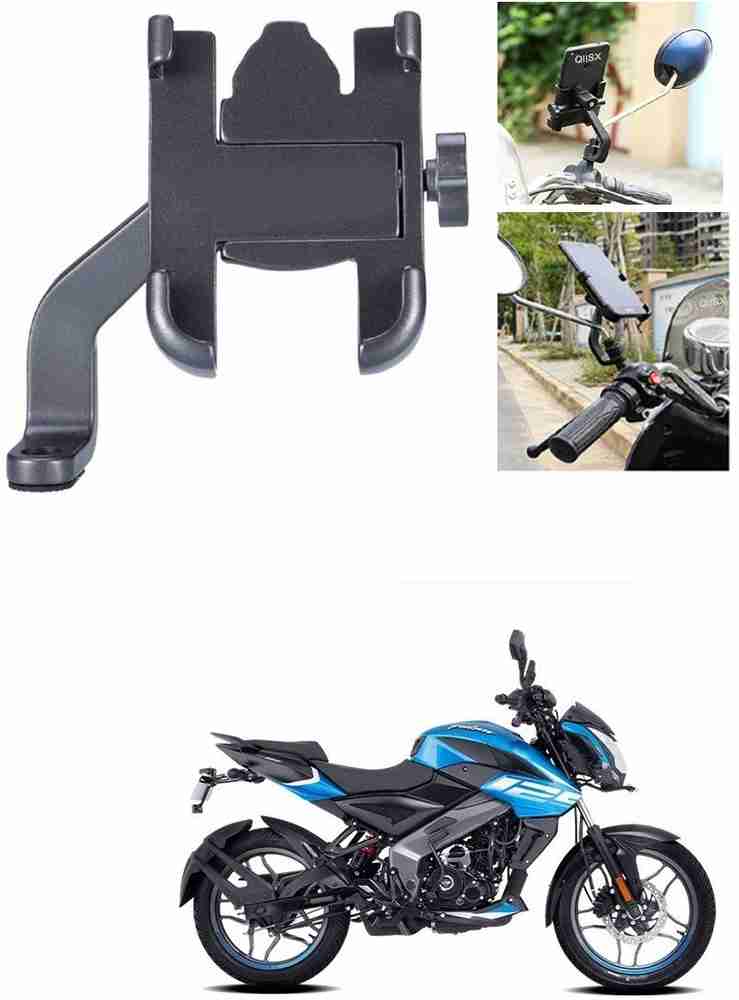 AutoGnix Mirror Fitting Metal Mobile Holder For Bajaj Pulsar NS 125 Bike Mobile Holder Price in India Buy AutoGnix Mirror Fitting Metal Mobile Holder For Bajaj Pulsar NS 125 Bike Mobile