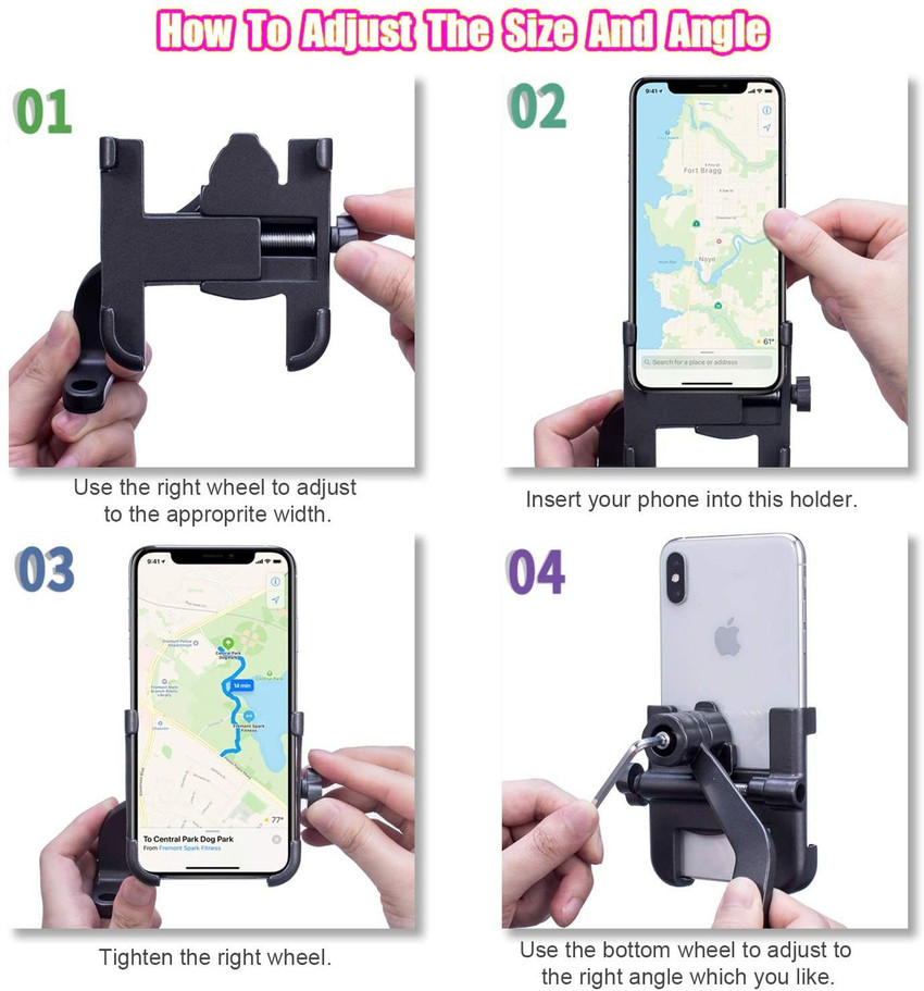 Metal bike mobile holder clearance
