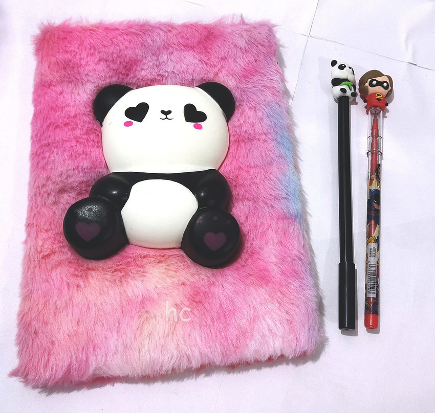 Panda squishy pen top