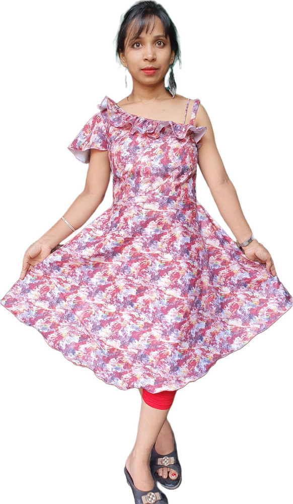 Sarkar Fashion Women Gown Multicolor Dress - Buy Sarkar Fashion Women Gown  Multicolor Dress Online at Best Prices in India | Flipkart.com