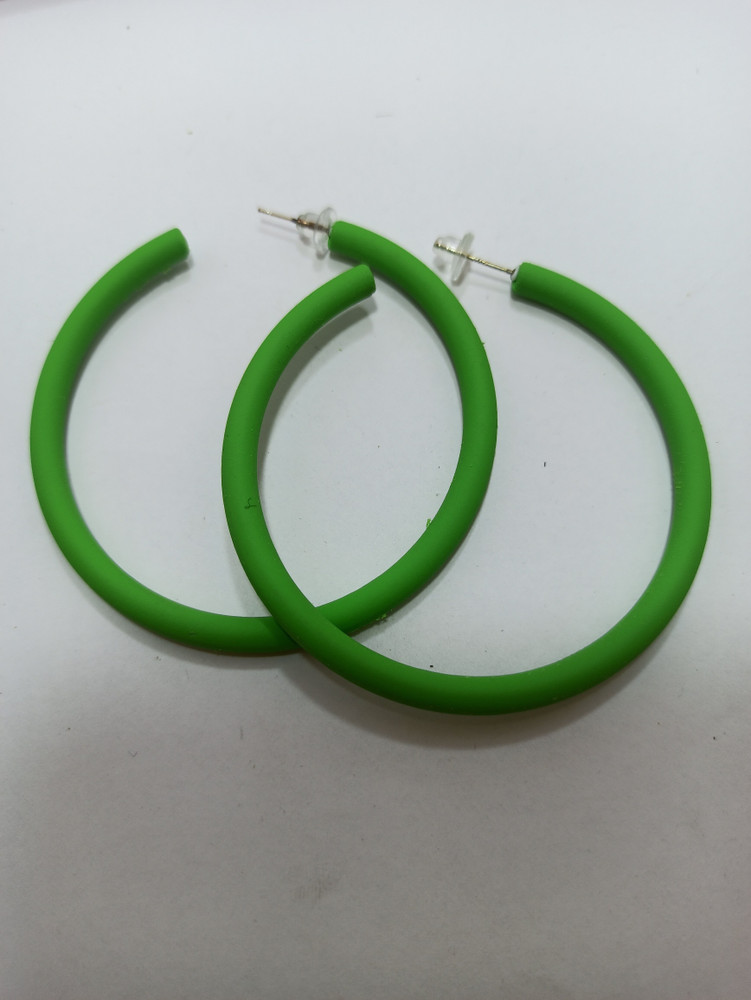Plastic ring earrings sales