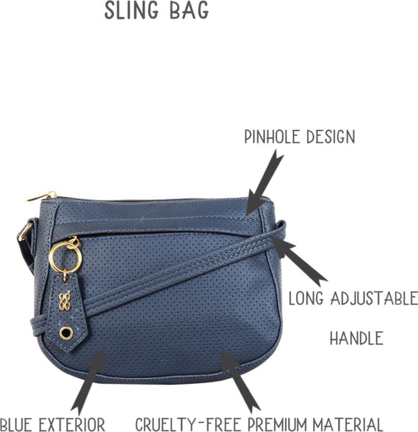 Baggit GG Women's Sling Bag - Extra Large (Black) : : Fashion