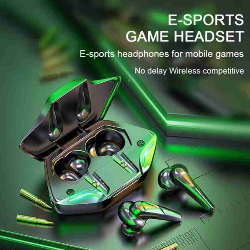 Bxeno Gaming Wireless Earbuds Earpods Headphones with Mic for