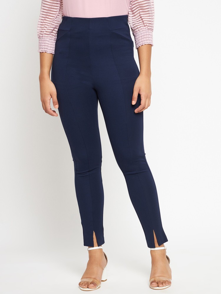 Madame Navy Jeggings, Buy COLOR Navy Jegging Online for