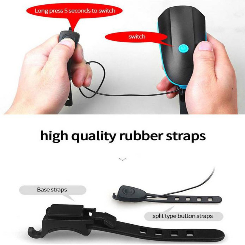 Lista lista056 rechargeable clearance bike horn and light