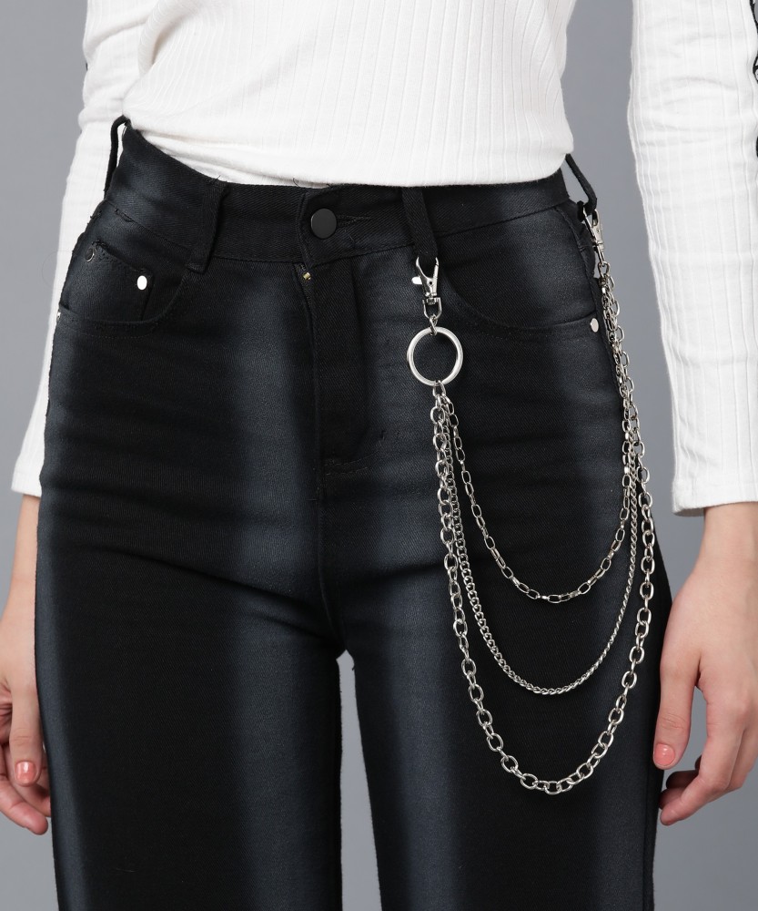 Its 4 You Hip Hop Jean Chain,Punk Pant Chain,Jean Chain,Two Layer (For  Womens And Mens) Sterling Silver Plated Stainless Steel Chain Price in  India - Buy Its 4 You Hip Hop Jean