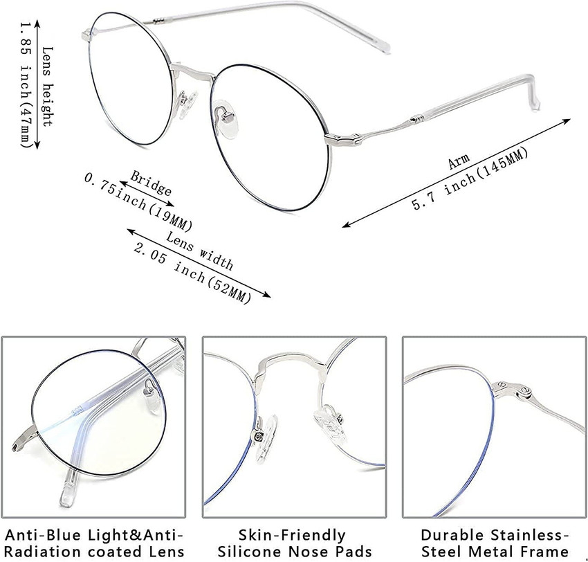 Zero power glasses discount